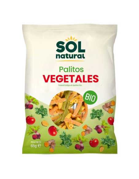 Palitos vegetales bio 70g Sol Natural Palitos vegetales bio 70g Sol Natural